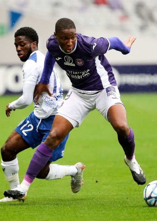 Bafodé Diakité, le défenseur du Toulouse FC.
