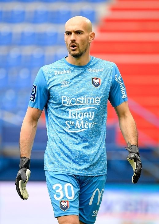 Rémy Riou, le gardien du SM Caen.