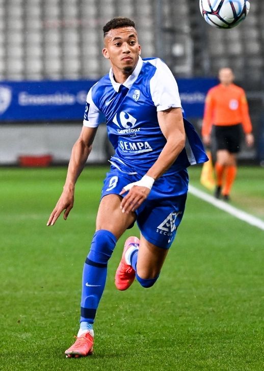 David Henen, l'attaquant du Grenoble Foot 38.