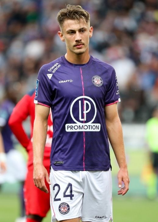 Anthony Rouault, le jeune défenseur formé au Toulouse FC.