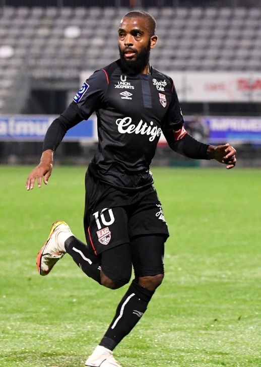 Youssouf M'Changama, le milieu de l'EA Guingamp.