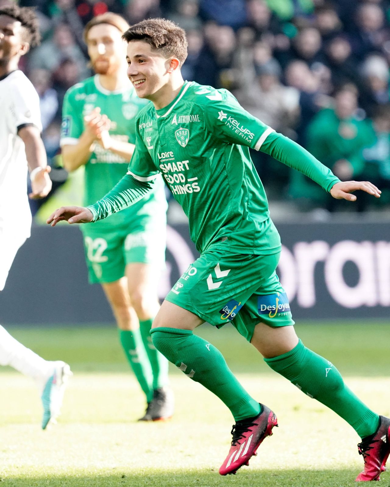 Benjamin Bouchouari a marqué le second but des Verts face à Dijon.